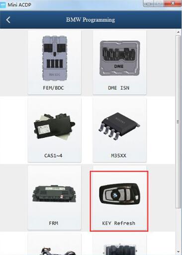 mini acdp failed to refresh f30 fem key solution 1