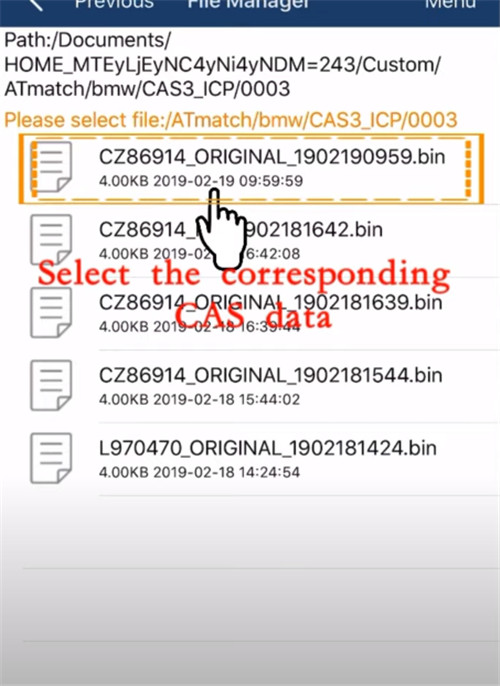 mini acdp cas3 all keys lost 12